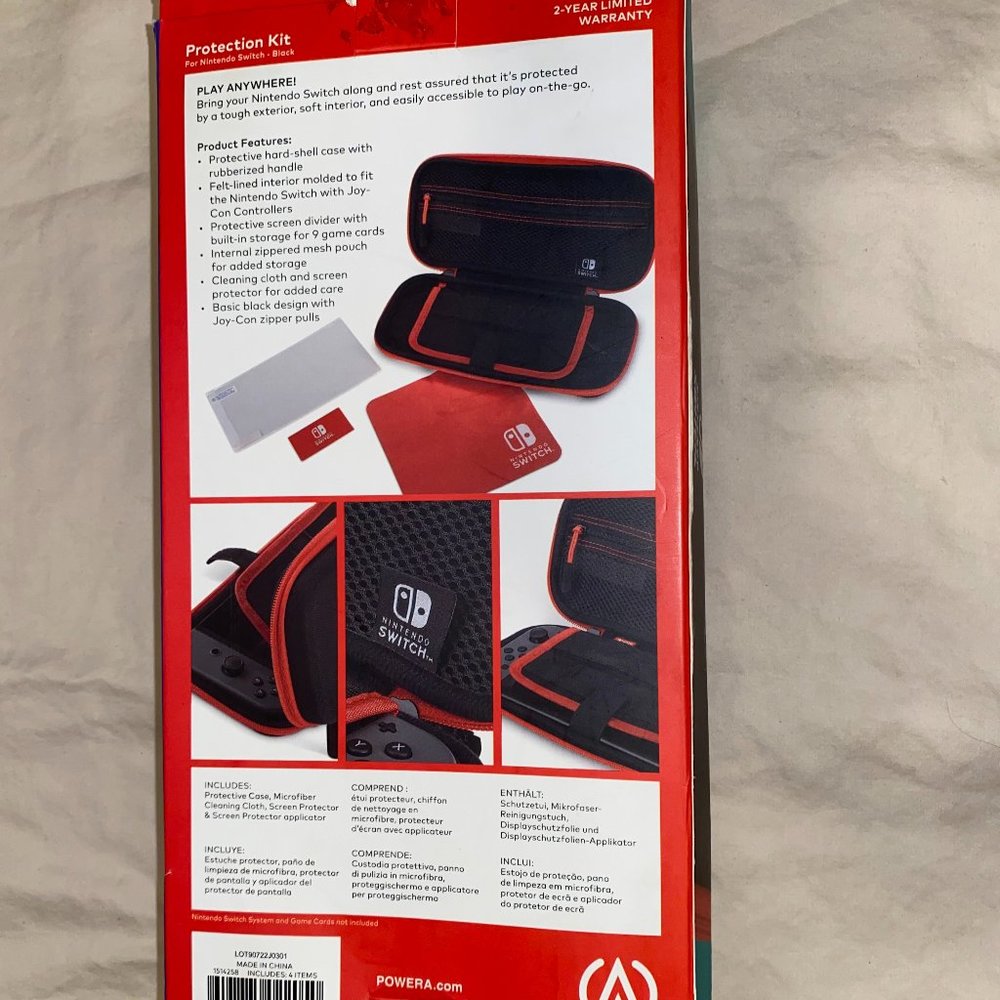 Nintendo Switch Case Cover Protection Kit - Picture 2 of 2